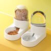 Water Drinking Fountain Slow Food Feeder Pet Bowl