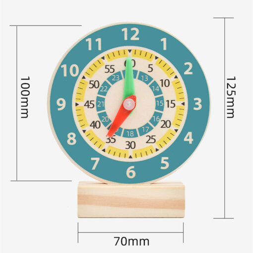 Wooden Children's Clock Teaching Aids Educational Toys