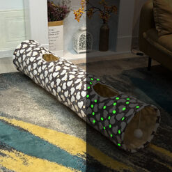 Creative Collapsible Glow In The Dark Cat Tunnel
