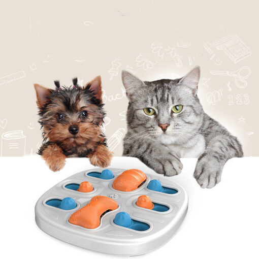 Pet Slow Food Puzzle Feeder Sniffing Licking Plate