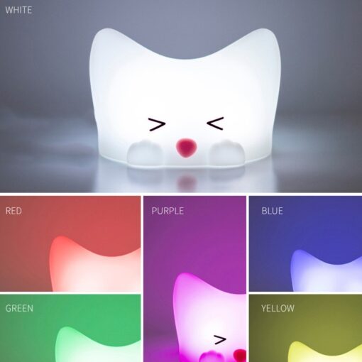 Creative Cute Cat Touch Control Night Light Lamp