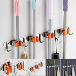 Creative Stainless Steel Wall-mounted Mop Holder