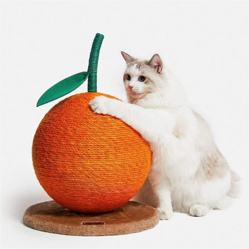 Interactive Cat Scratching Post Fruit Shape Climbing Toy