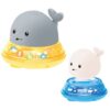 Cute Cartoon Whale Floating Spraying Water Bath Toy