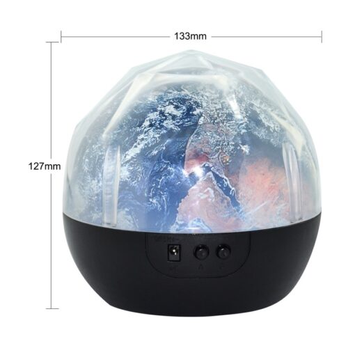 Starry Sky Earth Rotate Projector LED Night Light Lamp