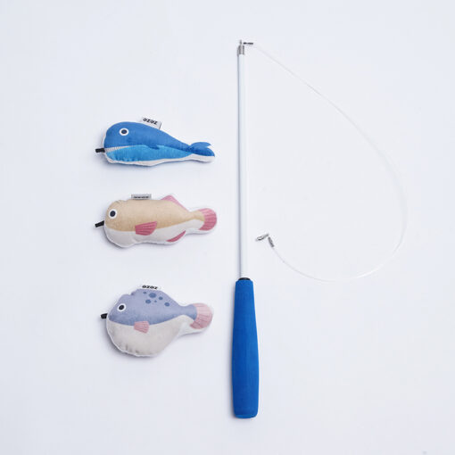 Funny Retractable Rod Molar Teeth Chewing Cat Toy