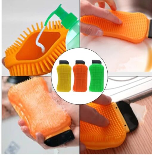 Multifunction Silicone Scrubbing Cleaning Pot Brush