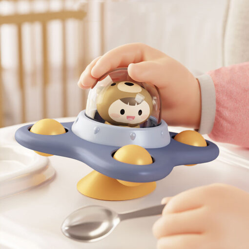 Cute Cartoon Children's Teether Suction Cup Spinner