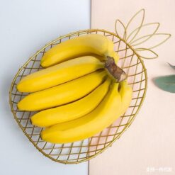 Pineapple Shape Wrought Iron Fruit Storage Basket