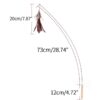 Wooden Long Rod Wire Funny Cat Feather Stick Toy