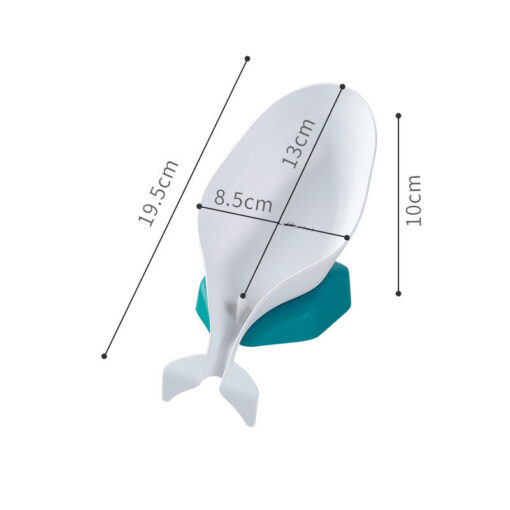Multi-purpose Cartoon Whale Self-draining Soap Holder