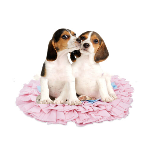 Portable Non-slip Pet Food Sniffing Pad Biting Toys