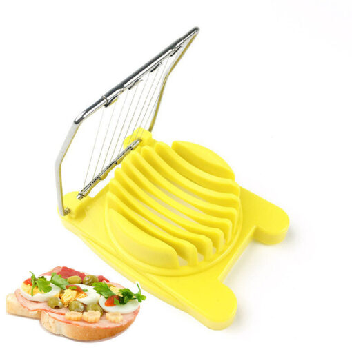 Multifunction Stainless Steel Manual Egg Cutter Slicer