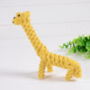 Interactive Giraffe Shape Pet Cotton Rope Toy