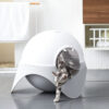 Creative Space Capsule UFO Cat Toilet Litter Box
