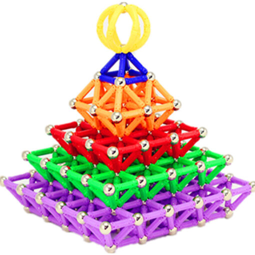 Magnetic Stick 3D Geometrical Building Blocks Toy
