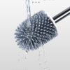 Portable Soft Silicone Bristles Toilet Cleaning Brush