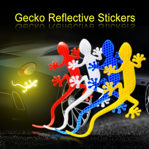 Creative Waterproof 3D Reflective Gecko Car Sticker