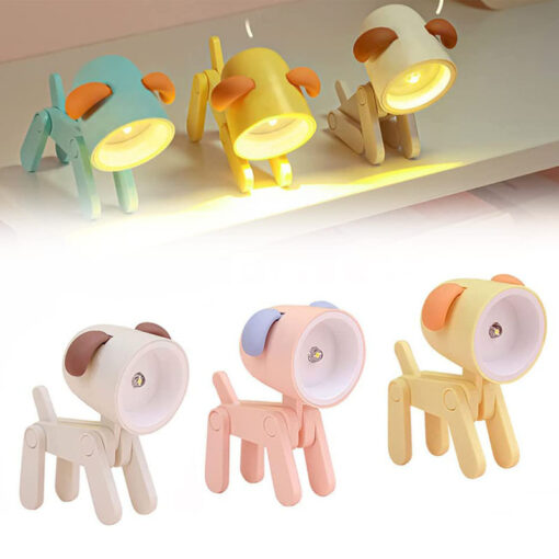 Cute Pet Mini Desktop Adjustable LED Night Light Lamp