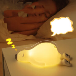 Cute Silicone Rechargeable Bear LED Light Lamp
