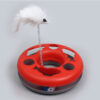 Interactive Round Spring Mouse Turntable Cat Toy