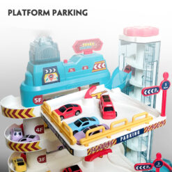 Electric Children's Building Car Parking Lot Track Toys