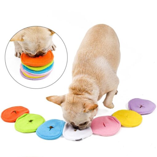 Interactive Macaron Slow Food Feeder Sniffing Dog Toys