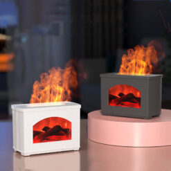 Portable Simulated Flame Light Effect Humidifier