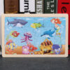 Wooden Cartoon Pictures 24 Pieces Jigsaw Puzzle Toy