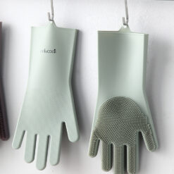 Multifunction Silicone Kitchen Dishwashing Glove Brush