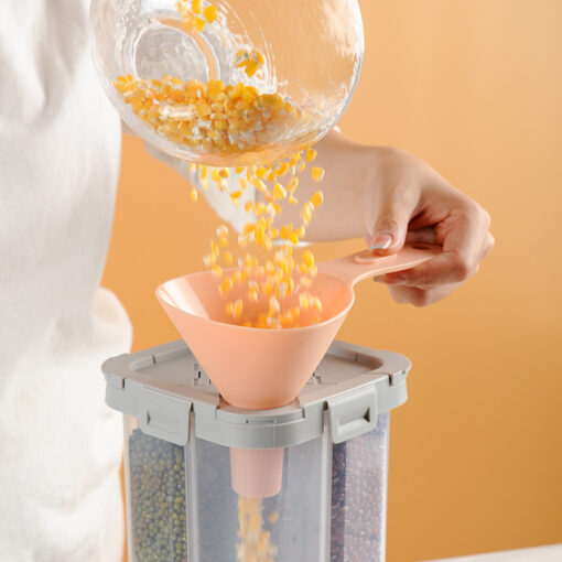 6 in 1 Multifunction Minimalist Kitchen Plastic Funnel Set