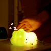 USB Charging Silicone LED Night Light Cabbage Lamp