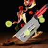 Stainless Steel Kitchen Double Blade Knife Cutter Slicer