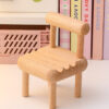 Creative Wooden Small Chair Mobile Phone Holder