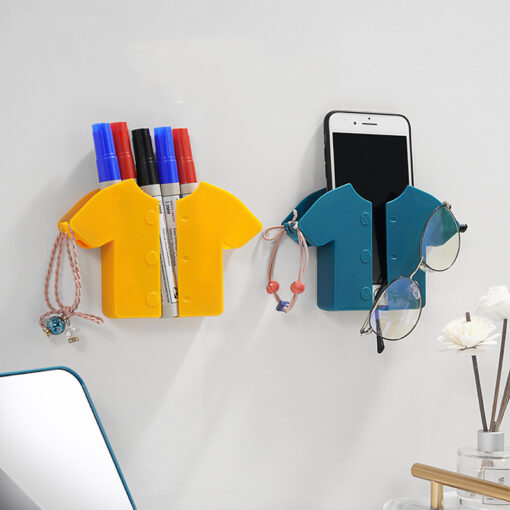 Wall-mounted Phone Data Cable Bracket Storage Rack