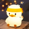 Creative Cute Silicone Duck Night Light Lamp