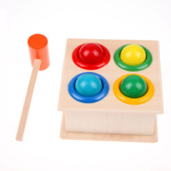 Wooden Children's Early Educational Ball Hammer Toy