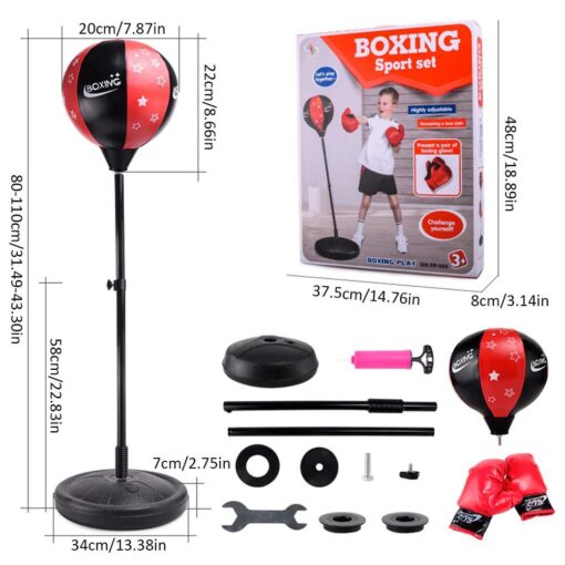 Children's Fitness Boxing Tumbler Equipment Toy