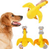 Interactive Lovely Duck Pet Food Sniffing Squeaky Toys