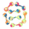 Interactive Cotton Rope Dumbbell Dog Tug Toy