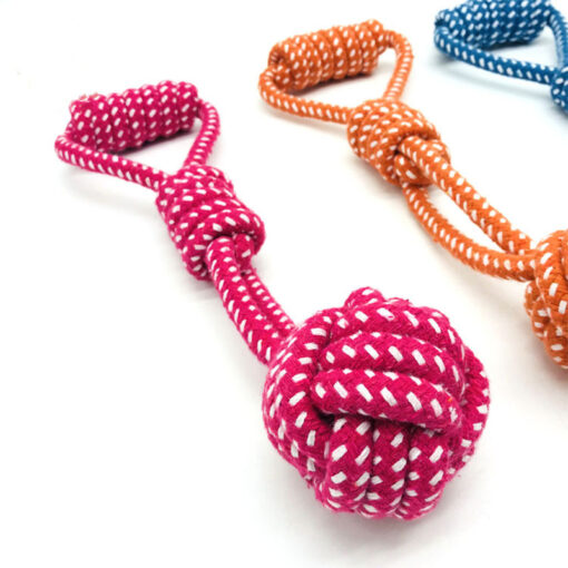 Interactive Cotton Rope Pet Molar Tug Chew Toy - Image 5