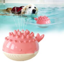 Electric Floating Bathing Water Sprayer Dog Toy