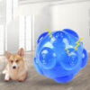 Funny Elastic Bite-Resistance Molar Ball Squeaky Toy