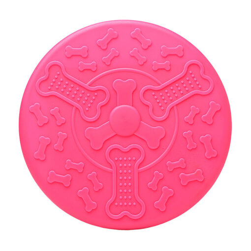 Interactive Chew-resistant Pet Rubber Training Frisbee