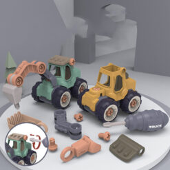 Children's Assembly Disassembly Vehicle Excavator Toy