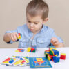 Geometric Puzzle Building Blocks Educational Toy