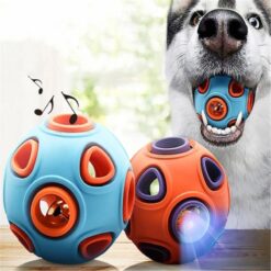 Interactive LED Light Bite-resistant Chewing Ball Dog Toy