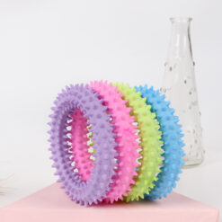 Durable Soft Rubber Bite-resistant Round Molar Toys