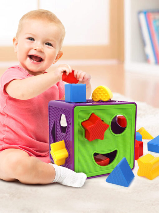 Children's Shape Sorter Cube Intelligence Box Toy