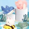 Cute Automatic Floating Swimming Baby Bath Toy